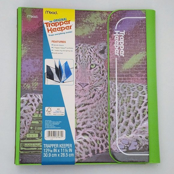 Mead Trapper Keeper Office Nwt Mead Original Trapper Keeper Binder